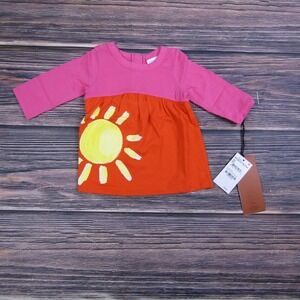 Cristina Martinez NEW NWT Baby Girls Sunshine Top Pink Orange Sun Summer Cute